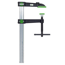 KUK-493K1500-120 Струбцинка VIRIDIS из ковкого чугуна, с удобной трёхкомпонентной рукояткой KUKKO