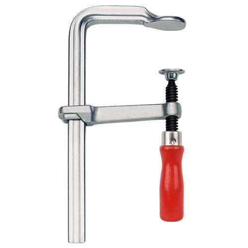 KUK-469-0100-050 Цельнометаллическая струбцина VIRIDIS, с деревянной рукояткой KUKKO