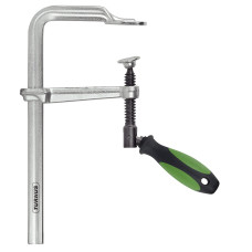KUK-469U+0600-120 Цельнометаллическая струбцина VIRIDIS, с удобной трёхкомпонентной откидной рукояткой KUKKO